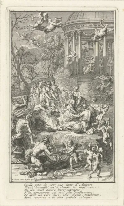 Titelpagina voor: A.B. de la Martinière, Nouveau Recueil de Epigrammistes François, 1720