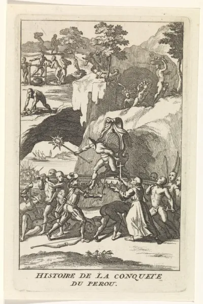 Titelpagina voor: A. de Zárate, Histoire de la decouverte et de la conquete du Perou, 1700