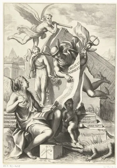Titelpagina voor: A. Kircher, Obeliscvc Pamphilivs, Rome: 1650