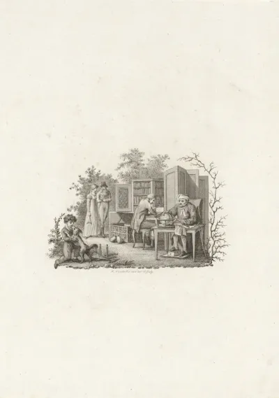 Titelpagina voor: A. Loosjes, 'De man in de vier tijdperken zijns levens', 1809