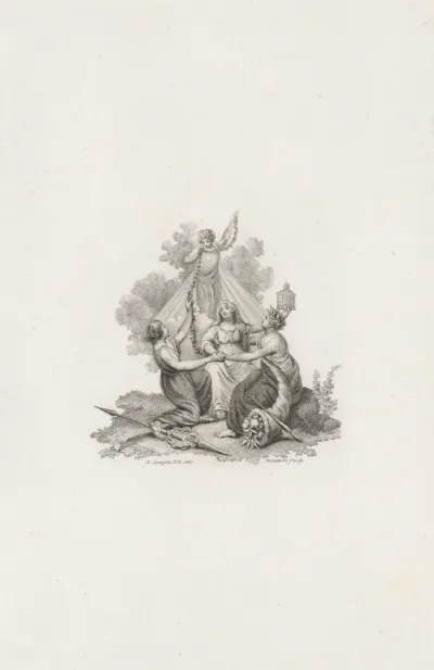 Titelpagina voor: A. Loosjes,' Zedelijke Verhaalen', 1804-1805