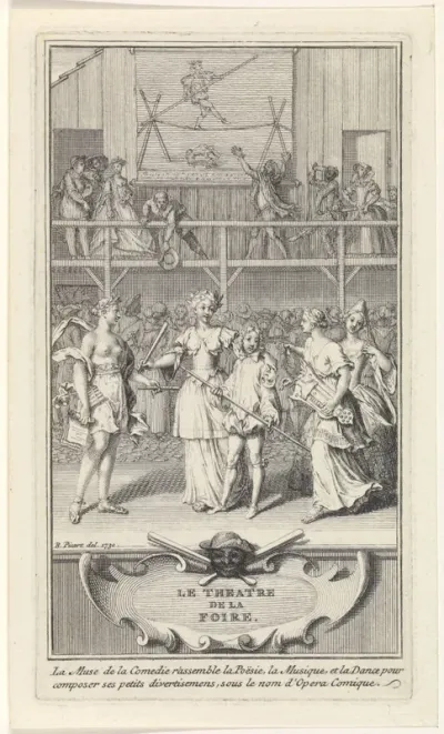 Titelpagina voor: A.R. Lesage, Le theatre de la foire (...), 1731