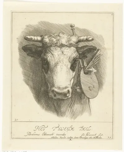 Titelpagina voor:  Abraham Bloemaert, Teekenboek, deel 2