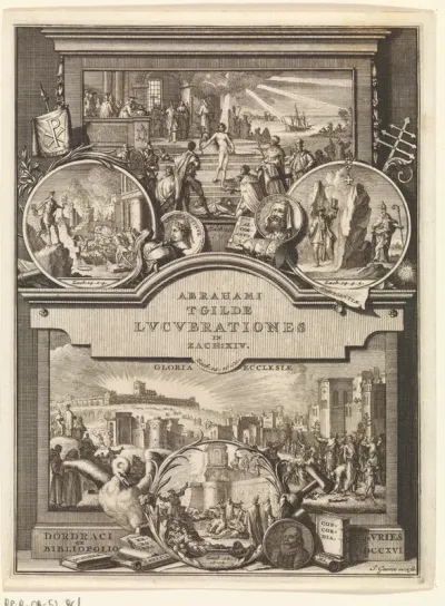 Titelpagina voor Abrahami Tgilde, Zachariae caput XIV. lucubrationes, 1716