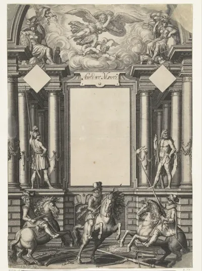 Titelpagina voor: Académie de l'Epée, 1628