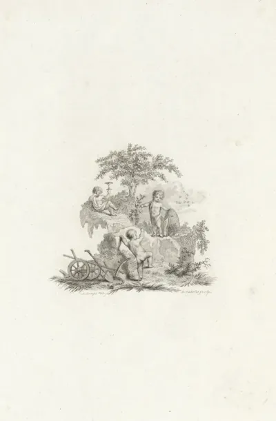 Titelpagina voor: Adriaan Pietersz. Loosjes 'Rijkdom, middelbare stand en armoede', 1803