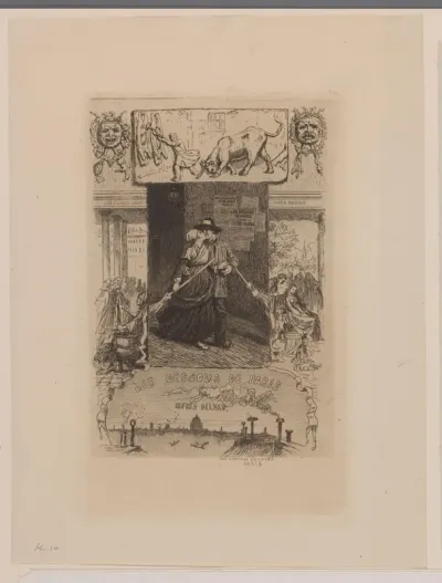 Titelpagina voor: Alfred Delvau, Les dessous de Paris, 1860