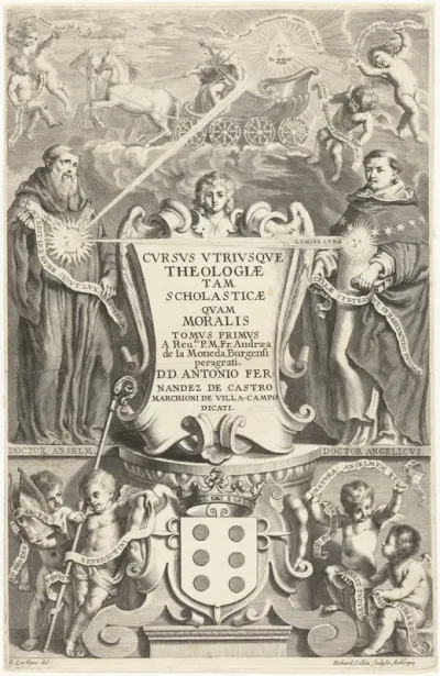 Titelpagina voor: Andreas de la Moneda, Cvrsvs Vtrivsqve Theologiae