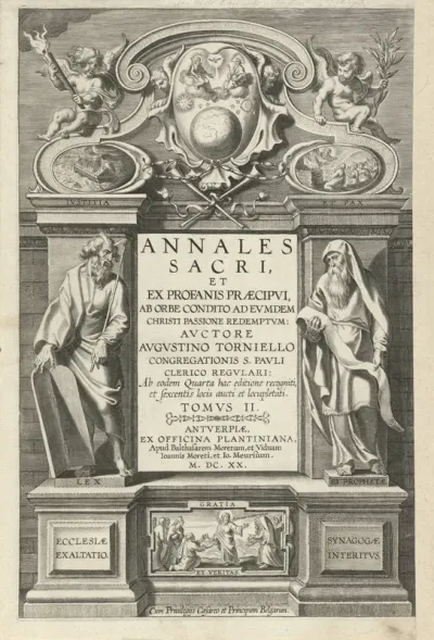 Titelpagina voor Annales Sacri - Tweede boek