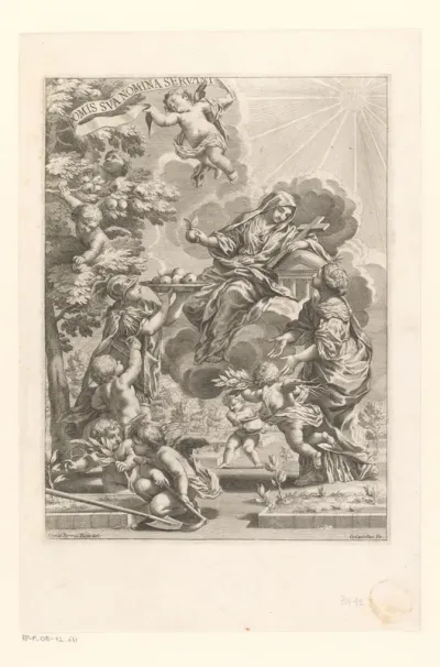 Titelpagina voor: Annibale Adami, Seminarii romani Pallas purpurata (...), 1659
