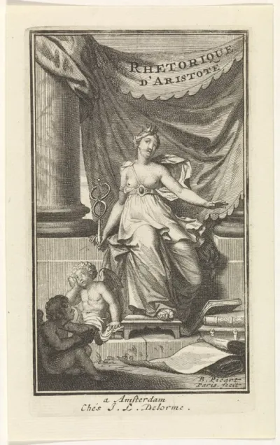 Titelpagina voor: Aristoteles, La rhetorique, 1698