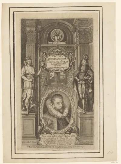 Titelpagina voor: Arnold de Reyger, Thesaurus juris Locupletissimus, 1667