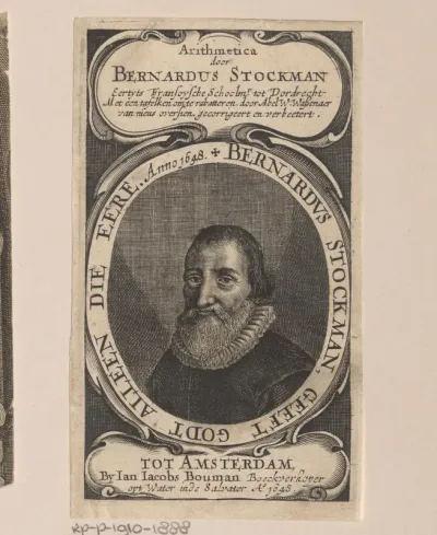 Titelpagina voor: B. Stockmans, Arithmetica, 1648.