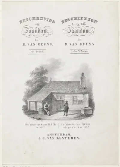 Titelpagina voor: B. van Geuns, Beschrijving van Zaandam, 1842