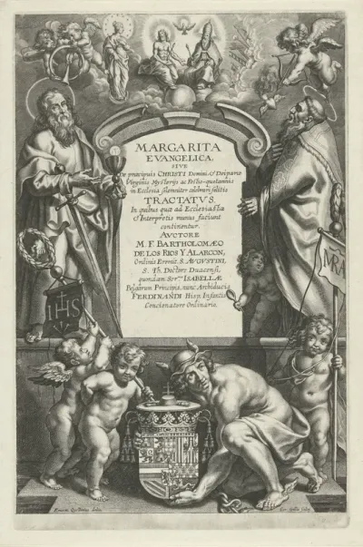 Titelpagina voor: Bartolomé de Los Ríos y Alarcón, Margarita Evangelica