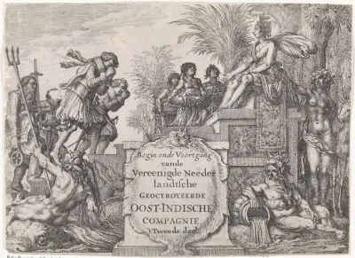 Titelpagina voor "Begin ende voortgang vande Vereenigde Neederlandtsche geoctroyeerde Oost-Indische Compagnie", 1646