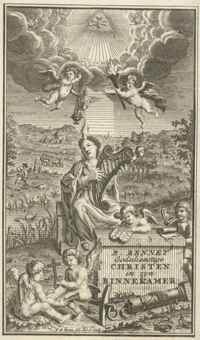 Titelpagina voor: Benjamin Bennet, De godsdienstige christen in zyn binnekamer.