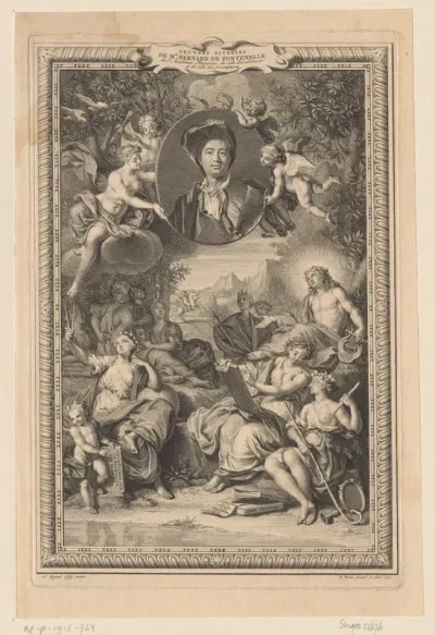 Titelpagina voor: Bernard de Fontenelle, Oeuvres diverses de Mr. Bernard de Fontenelle, 1728