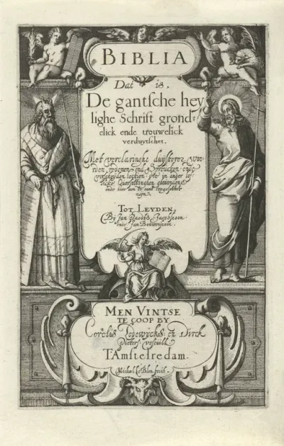 Titelpagina voor: Biblia: dat is de gantsche Heylighe Schriftuere, 1614