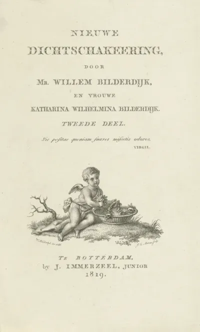 Titelpagina voor: Bilderdijk, Nieuwe Dichtschakeering, 1819