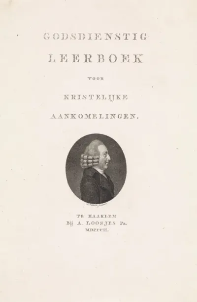 Titelpagina voor: C. de Vries, Godsdienstig Leerboek voor Kristelijke Aankomelingen, 1802