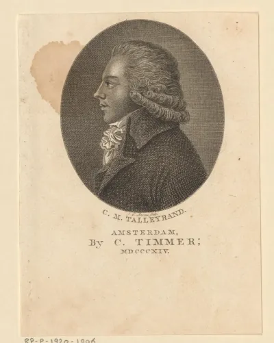 Titelpagina voor: C.M. de Talleyrand-Périgord, Gedenkschriften, 1814