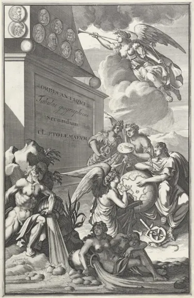 Titelpagina voor: C. Ptolomaeus, Tabulae geographicae Orbis Terrarum, 1704