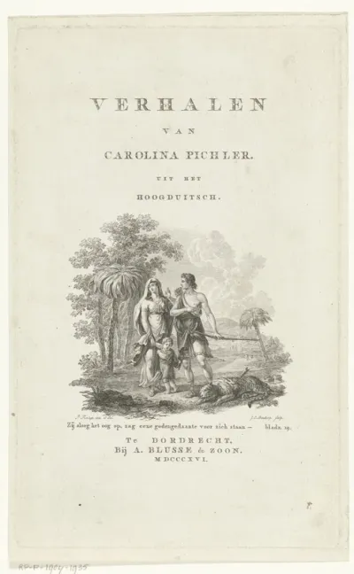 Titelpagina voor: Carolina Pichler, Verhalen, 1816