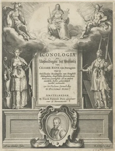 Titelpagina voor: Cesare Ripa, Iconologia, of uytbeeldingen des verstands, 1644