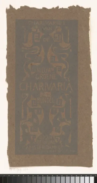 Titelpagina voor: Charivarius, Charivaria: 2e bundel, 1916