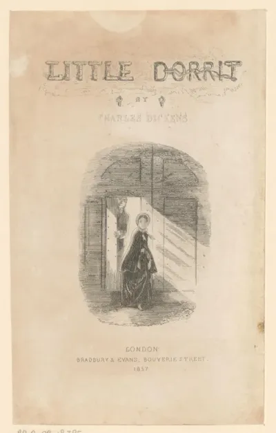 Titelpagina voor: Charles Dickens, Little Dorrit, 1857