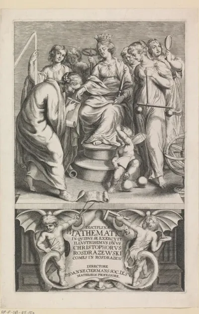Titelpagina voor: Christophorus Rosdrazewski, Disciplinae Mathematicae, [1640-1648]