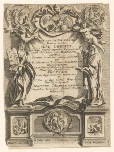 Titelpagina voor: Coelestin Leuthner, Vita. Doctrina. Passio (...), 1733