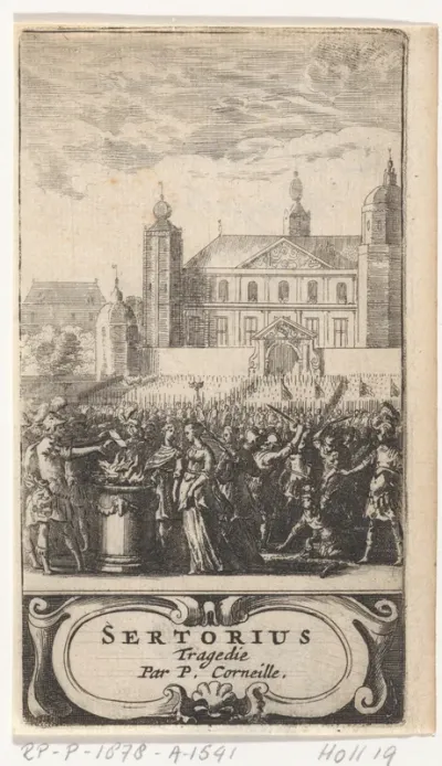 Titelpagina voor: Corneille, Pierre. Sertorius, s.a.