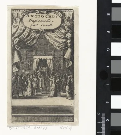 Titelpagina voor: Corneille, Thomas. Antiochus. Tragi-comedie, 1666