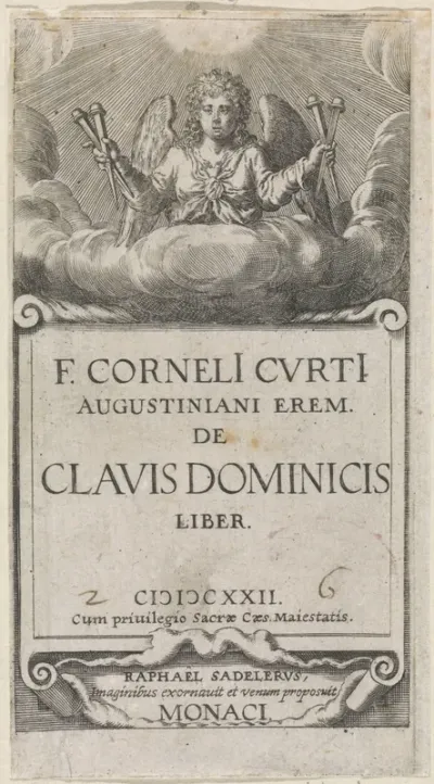 Titelpagina voor: Cornelius Curtis, De clavis dominicis liber, 1622