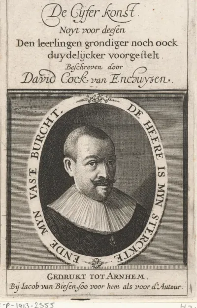 Titelpagina voor: D. Cock, De cyfer-konst noyt (...) voorgestelt, 16XX