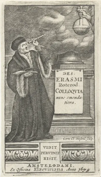 Titelpagina voor: D. Erasmus, Colloqvia, 1679