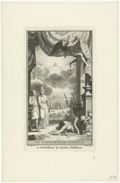 Titelpagina voor: D. Gerdes, De toekomende wereld, 1746