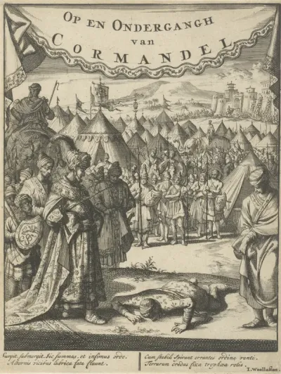 Titelpagina voor: D. Havart, Op- en ondergang van Cormandel, 1693