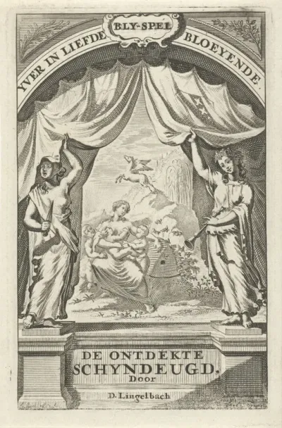 Titelpagina voor: D. Lingelbach, De ontdekte schyndeugd, 1687/1690
