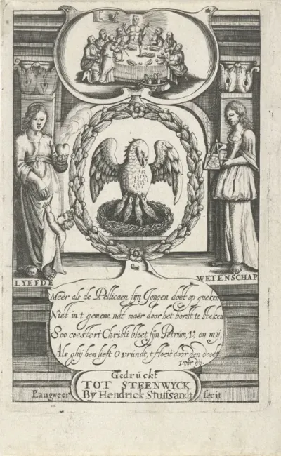 Titelpagina voor: D. van Baardt, Tapytje der geestelijcke ende wereldtlijcke heerschappije, 1661