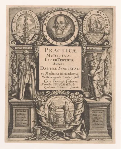 Titelpagina voor: Daniel Sennert, Practicae medicinae (...), 1631