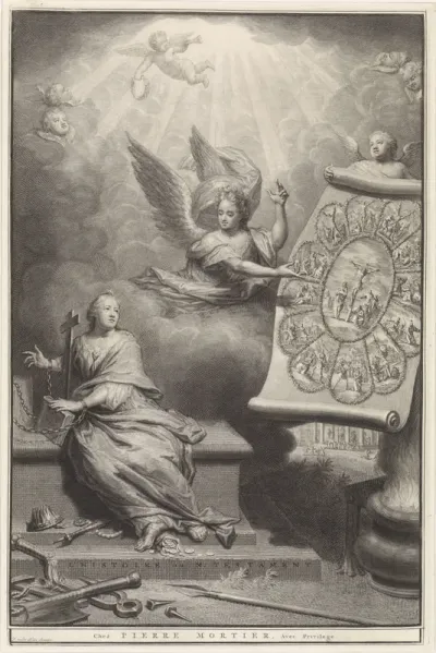 Titelpagina voor David Martin, Historie des Ouden en Nieuwen Testaments, 1700