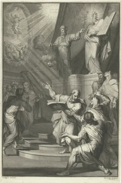 Titelpagina voor David Martin, Historie des Ouden en Nieuwen Testaments, 1700