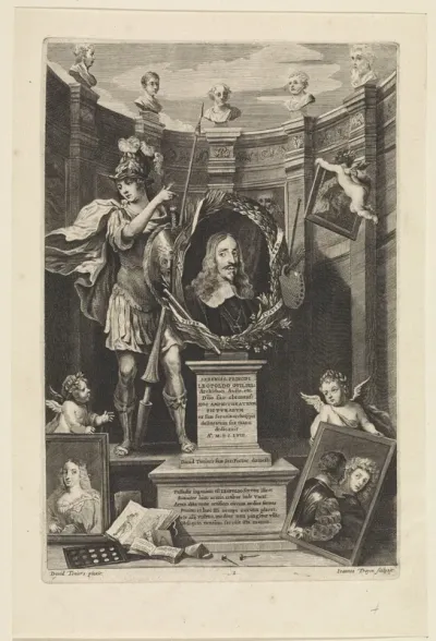 Titelpagina voor: David Teniers, Theatrum Pictorium, 1658