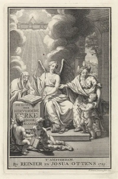 Titelpagina voor: De luister der Hervormde Kerke, 1725