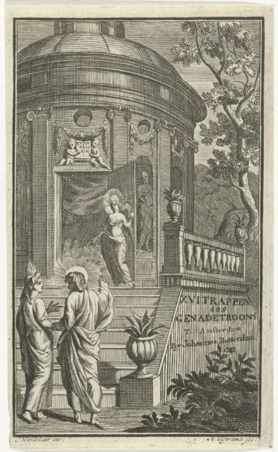 Titelpagina voor De trappen des genadetroons van Jesus Christus