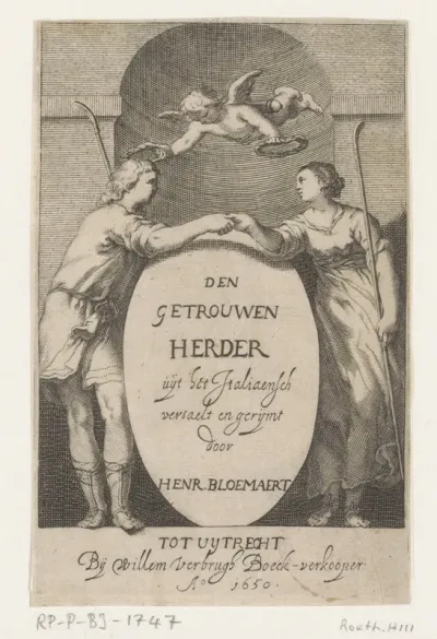 Titelpagina voor: Den getrouwen herder, 1650