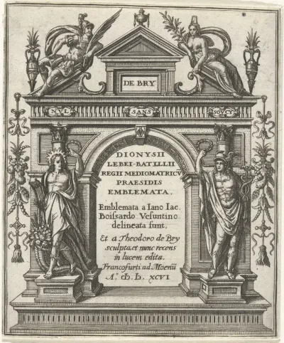 Titelpagina voor: Denis Lebey de Batilly, Emblemata, 1596
